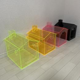 にくきゅうのおうち　　　　　　　　アクリル製ネコハウス