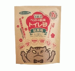 消臭猫砂　脱臭梅